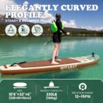 SUP Board Set, Stand Up Paddling Board Aufblasbar, 320cm 335cm stabil für Erwachsene bis 150 kg mit kompletten Zubehör Surfbrett für Anfänger