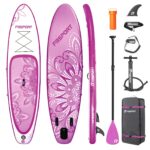 FBSPORT Aufblasbares SUP Board, Stand Up Paddling Board, Aufblasbare Stand Up Paddle Board für Stand-Up Paddling 15CM Dick, Surfbrett Kit mit Verstellbares Aluminium SUP Paddel+Pumpe