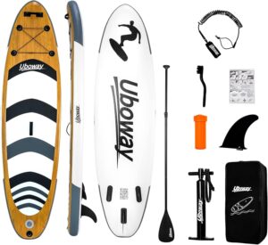 Signstek Stand Up Paddling Board Aufblasbares SUP Board Set Aufblasbar Paddle Surfboard Stabiles Leichtgewicht Komplettes Zubehör
