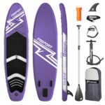 FBSPORT Aufblasbares SUP Board, Stand Up Paddling Board, Aufblasbare Stand Up Paddle Board für Stand-Up Paddling 15CM Dick, Surfbrett Kit mit Verstellbares Aluminium SUP Paddel+Pumpe