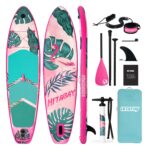 SUP Board Set, Stand Up Paddling Board Aufblasbar, 320cm 335cm stabil für Erwachsene bis 150 kg mit kompletten Zubehör Surfbrett für Anfänger