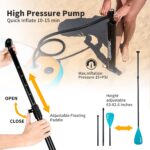 Signstek Stand Up Paddling Board Aufblasbares SUP Board Set Aufblasbar Paddle Surfboard Stabiles Leichtgewicht Komplettes Zubehör