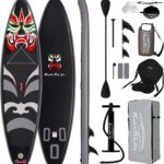 FEATH-R-LITE Aufblasbares Stand Up Paddle Board SUP mit Paddleboard Zubehör, Multifunktionale Paddle Boards Rutschfestes Deck Design für Erwachsene und Jugendliche