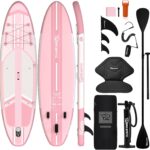 TIGERXBANG Aufblasbares Stand-Up-Paddle-Board mit Zubehör 335 × 86 × 15 cm, SUP Board für Erwachsene, Kollektion Shadow