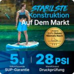 Bluefin Cruise 10'8 aufblasbares Paddleboard | Premium-SUP-Paket & Zubehör | Rutschfestes Deckpad & leicht | 6' Dickes Allround-SUP-Paddleboard | Stand-up-Board für Erwachsene & Jugendliche