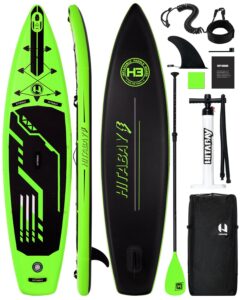 SUP Board Set, Stand Up Paddling Board Aufblasbar, 320cm 335cm stabil für Erwachsene bis 150 kg mit kompletten Zubehör Surfbrett für Anfänger