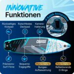 Bluefin Cruise 10'8 aufblasbares Paddleboard | Premium-SUP-Paket & Zubehör | Rutschfestes Deckpad & leicht | 6' Dickes Allround-SUP-Paddleboard | Stand-up-Board für Erwachsene & Jugendliche