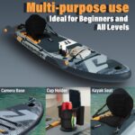 AKSPORT 11' aufblasbares SUP Board mit Premium-Zubehörset 34 Zoll extra breit rutschfeste Deckoberfläche, Stand Up Paddling Board für Erwachsene Jugendliche alle Level