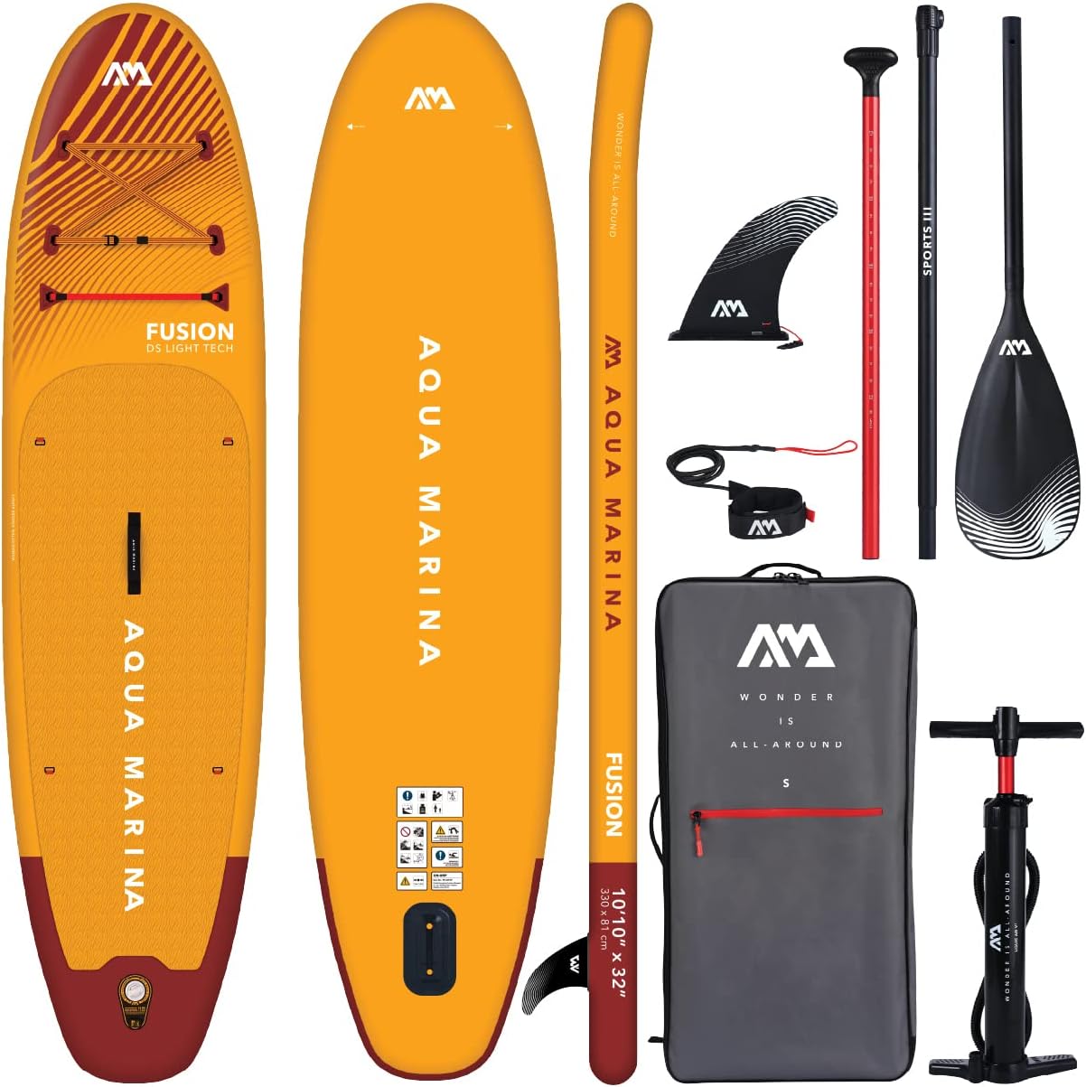 Aqua Marina Aufblasbare Stand Up Paddle Boards (iSUP) ? Komplett-Sets f?r Erwachsene