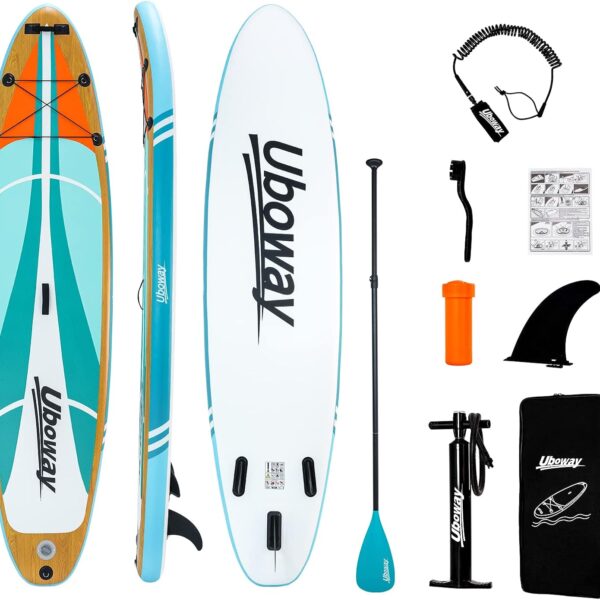 Signstek Stand Up Paddling Board Aufblasbares SUP Board Set Aufblasbar Paddle Surfboard Stabiles Leichtgewicht Komplettes Zubehör