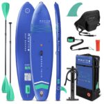 MOVINO Garda Allround 10’10" (330x81x15cm) 2in1 SUP Stand Up Paddling Board Set Aufblasbares Standup Paddle Board Leicht Sup Boards Und Zubehör Wasser Sport Welded Rail bis 150 kg