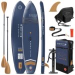 MOVINO Garda Allround 10’10" (330x81x15cm) 2in1 SUP Stand Up Paddling Board Set Aufblasbares Standup Paddle Board Leicht Sup Boards Und Zubehör Wasser Sport Welded Rail bis 150 kg