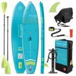 MOVINO Garda Allround 10’10" (330x81x15cm) 2in1 SUP Stand Up Paddling Board Set Aufblasbares Standup Paddle Board Leicht Sup Boards Und Zubehör Wasser Sport Welded Rail bis 150 kg