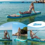Signstek Stand Up Paddling Board Aufblasbares SUP Board Set Aufblasbar Paddle Surfboard Stabiles Leichtgewicht Komplettes Zubehör
