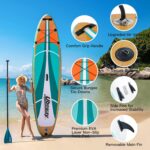 Signstek Stand Up Paddling Board Aufblasbares SUP Board Set Aufblasbar Paddle Surfboard Stabiles Leichtgewicht Komplettes Zubehör