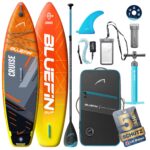 Bluefin Cruise 10'8 aufblasbares Paddleboard | Premium-SUP-Paket & Zubehör | Rutschfestes Deckpad & leicht | 6' Dickes Allround-SUP-Paddleboard | Stand-up-Board für Erwachsene & Jugendliche