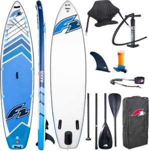 SUP F2 AXXIS Combo Aufblasbares Stand Up Paddle Board | Surfboard für Einsteiger & Fortgeschrittene mit zubehör