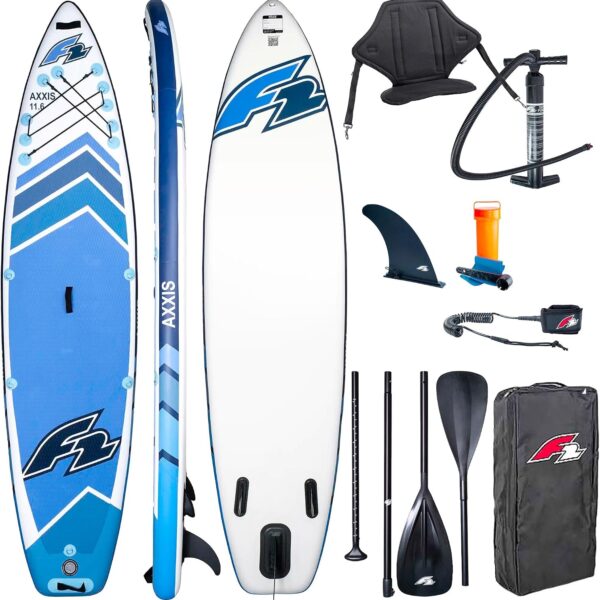 SUP F2 AXXIS Combo Aufblasbares Stand Up Paddle Board | Surfboard für Einsteiger & Fortgeschrittene mit zubehör