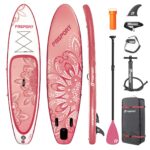 FBSPORT Aufblasbares SUP Board, Stand Up Paddling Board, Aufblasbare Stand Up Paddle Board für Stand-Up Paddling 15CM Dick, Surfbrett Kit mit Verstellbares Aluminium SUP Paddel+Pumpe