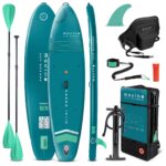 MOVINO Garda Allround 10’10" (330x81x15cm) 2in1 SUP Stand Up Paddling Board Set Aufblasbares Standup Paddle Board Leicht Sup Boards Und Zubehör Wasser Sport Welded Rail bis 150 kg