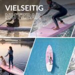 NOARD SUP Board aufblasbar Double-Layer-Dropstitch 326 cm bis 140 kg | Komplett-Set inklusive Paddel, Doppelhub-Pumpe, Rucksack, Leash und Drybag