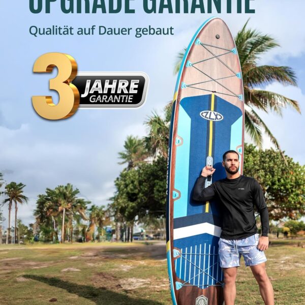 ZLX Stand Up Paddling Board 350x89cm,SUP Board Set,Stand Up Paddle mit Einzigartige Mittelfinne,Rutschfester Deckpad,Standup Paddle Board 250kg Tragkraft,für Erwachsene,Anfänger,alle Könnensstufen